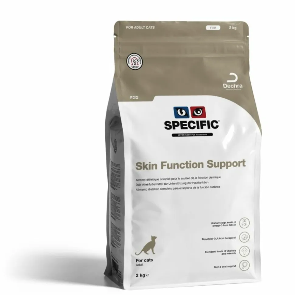 DECHRA - Croquettes chat fod skin function support - specific 2 kg