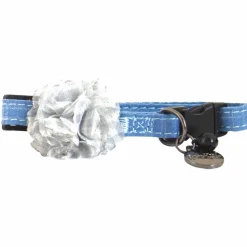 DOOGY FASHION - Collier froufrou pour chat doogy couleur : bleu