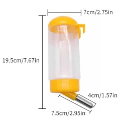 DOWNYPAWS - Abreuvoir - 400 ml, pour hamster, cochon d'indé etc.