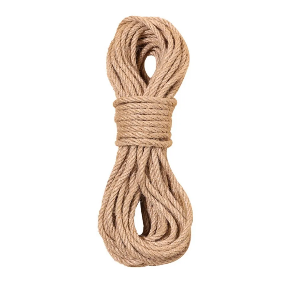 DOWNYPAWS - Arbre à chat corde en coton -corde de chanvre artisanale diy-8 mm 20 m