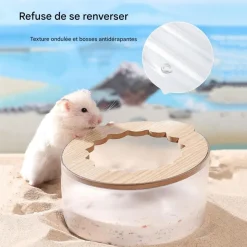 DOWNYPAWS - Bac de bain de sable - facile à nettoyer