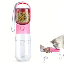 DOWNYPAWS - Bouteille d'eau portable pour chat et chien 550ml