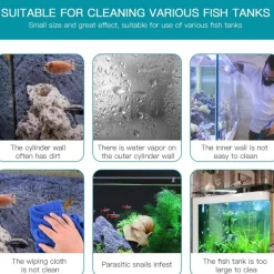DOWNYPAWS - Brosse magnétique nettoyage - aquarium et verre