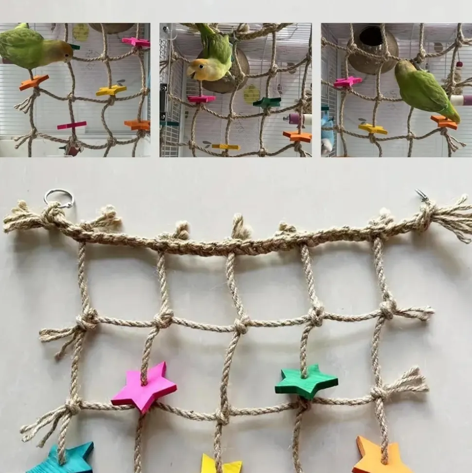 DOWNYPAWS - Corde d'escalade pour oiseaux