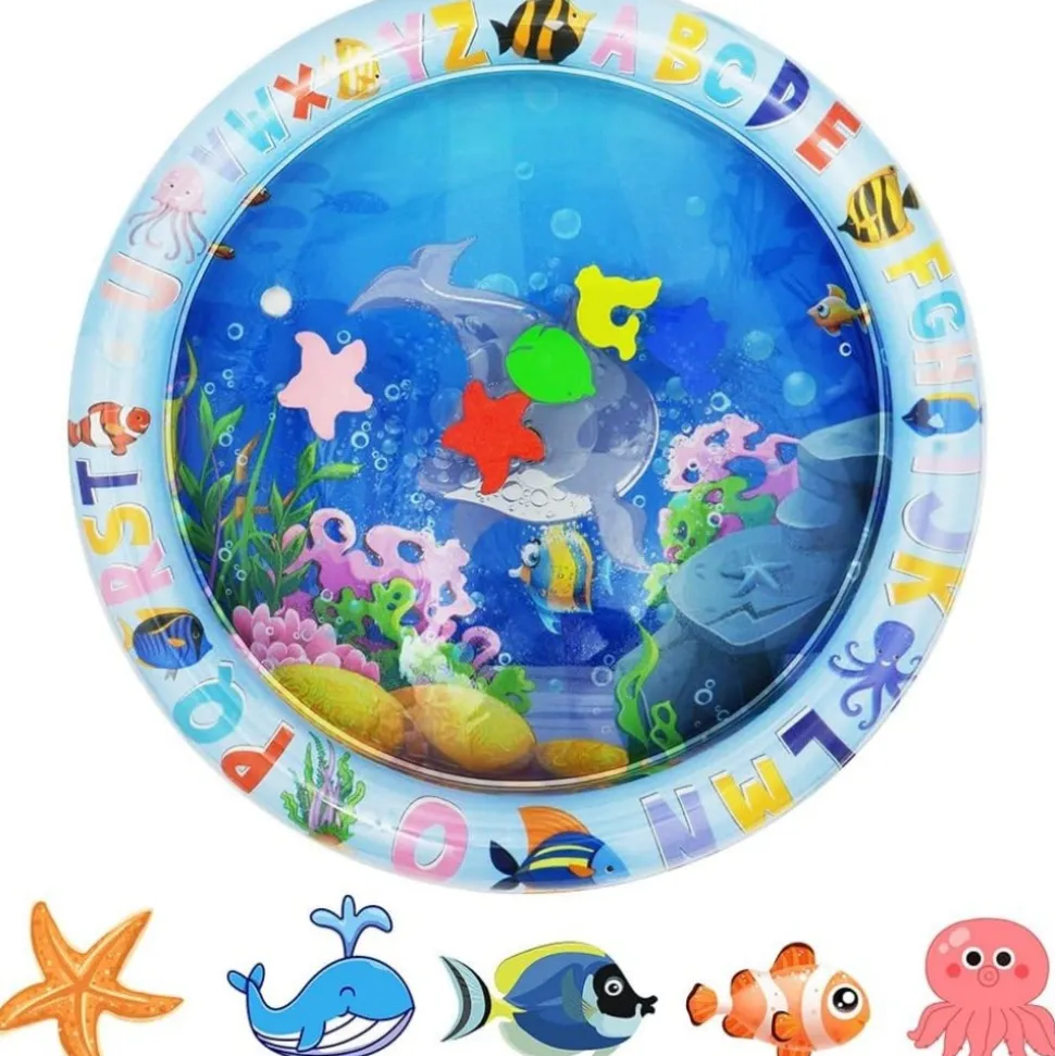 DOWNYPAWS - Coussin d'eau- lit pour chat jouets gonflables--diamètre 60cm