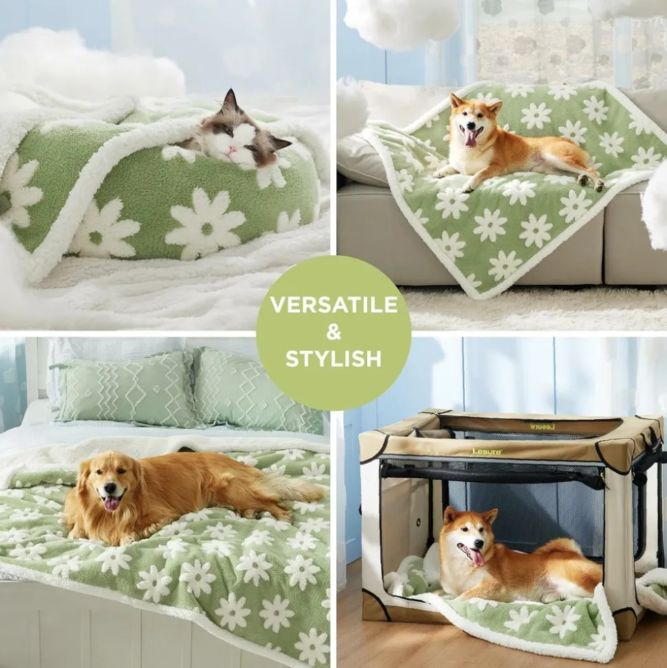 DOWNYPAWS - Couverture imperméable lavable pour chien - double face