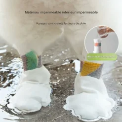 DOWNYPAWS - Couvoirs à pied jetables pour chien, non tissés, anti - glissement et imperméables taille s downypaws