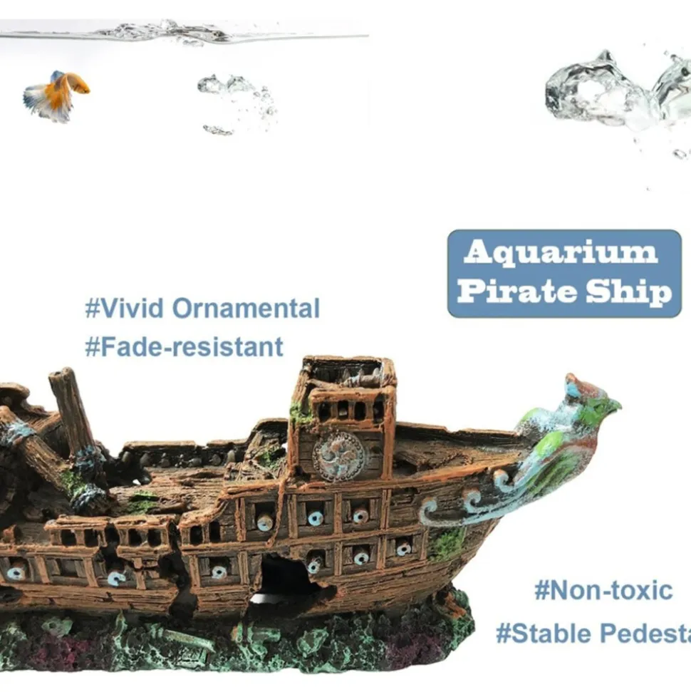DOWNYPAWS - Décor aquarium résine