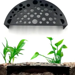 DOWNYPAWS - Décoration d'aquarium-grotte aux crevettes-- noires