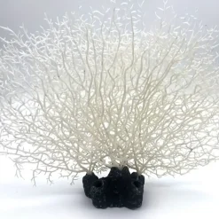 DOWNYPAWS - Décoration en corail en silicone pour aquarium, arbre de corail blanc