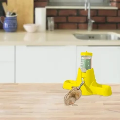 DOWNYPAWS - Distributeur d'eau - 80ml avec support biberon pour petits animaux