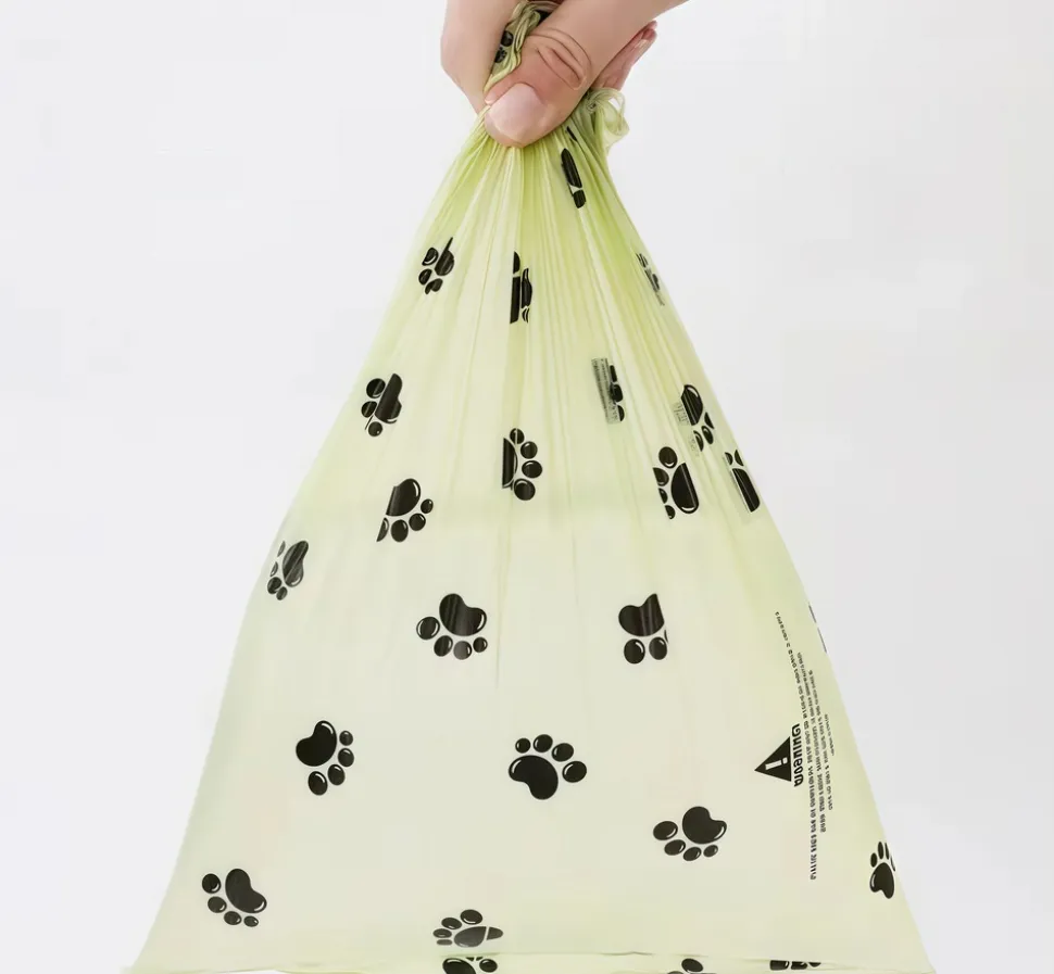 DOWNYPAWS - Distributeur de sacs à crottes pour chiens - plastique biodégradable, boîte de 12