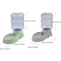 DOWNYPAWS - Fontaine à eau automatique pour chiens et chats-gris 32*18*30cm