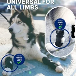 DOWNYPAWS - Gaine de protection pour pattes de chien après opération, support pour genoux taille m