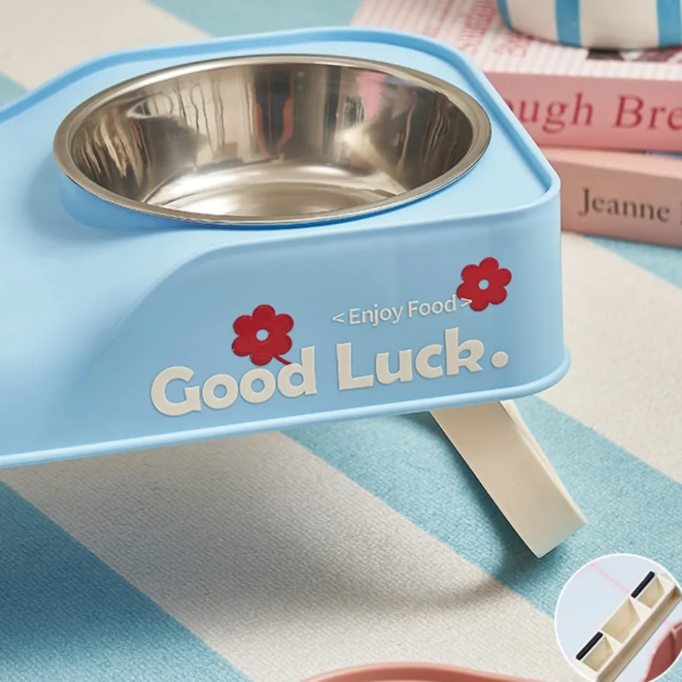 DOWNYPAWS - Gamelle double pliable pour chien et chat