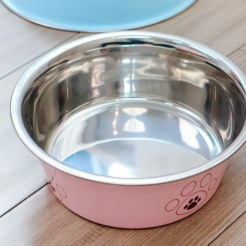 DOWNYPAWS - Gamelle en acier inoxydable pour chien et chat