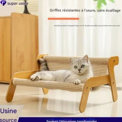 DOWNYPAWS - Griffoir pour chat lit