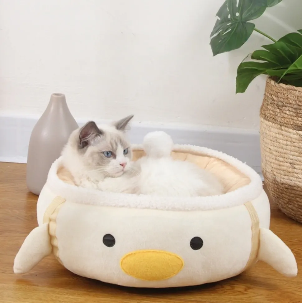 DOWNYPAWS - Hamac pour chat en forme de poulet-peut être posé à plat ou suspendu