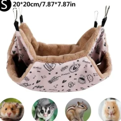 DOWNYPAWS - Hamac 2 étages pour petit animal - jeu & détente