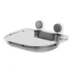 DOWNYPAWS - Hamac transparent pour chat avec ventouse - nid de couchage suspendu, grand surface & super porteur