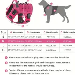 DOWNYPAWS - Harnais pour chien-anneau en d avec poignée- taille l