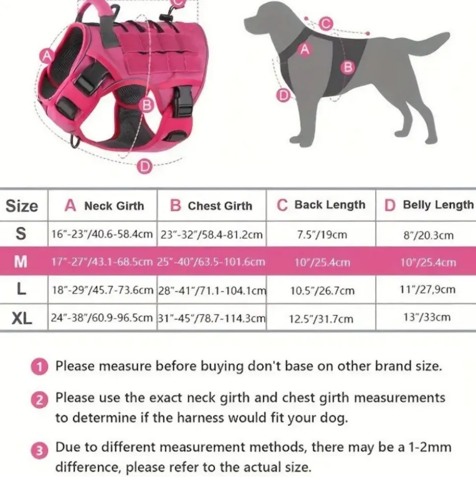 DOWNYPAWS - Harnais pour chien-anneau en d avec poignée- taille s