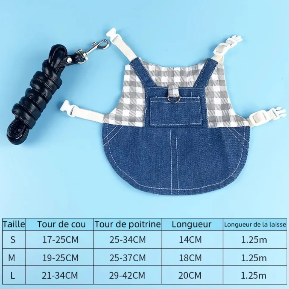 DOWNYPAWS - Harnais pour lapin et chat s
