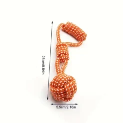 DOWNYPAWS - Jouet En Corde Durable Avec Balle Pour Chien - Jouet à Mâcher Et Tirer Pour Toutes Les Races