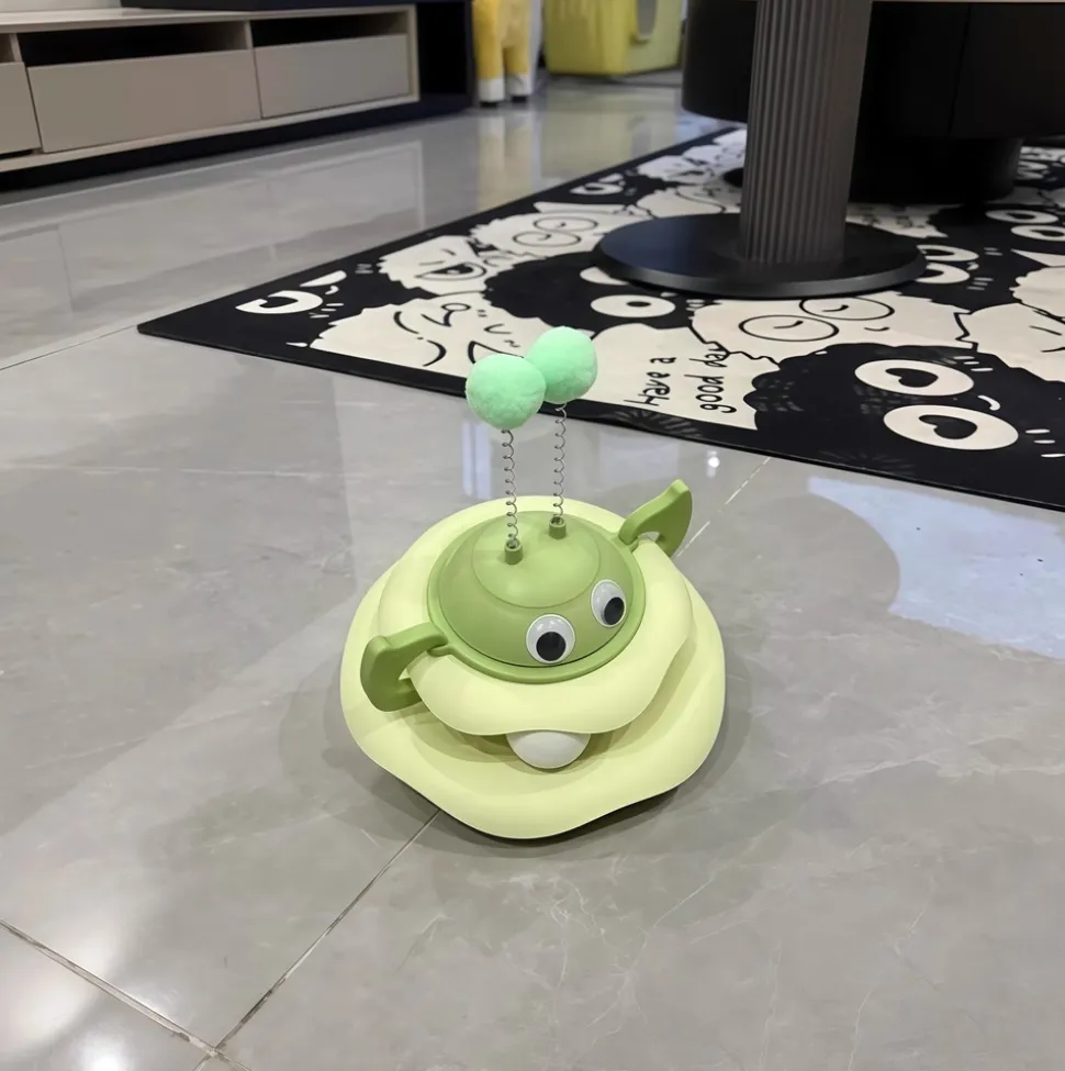 DOWNYPAWS - Jouets interactifs pour chats, jouets à gobelet, stimulent l'intérêt du chat, plateau tournant pour chat