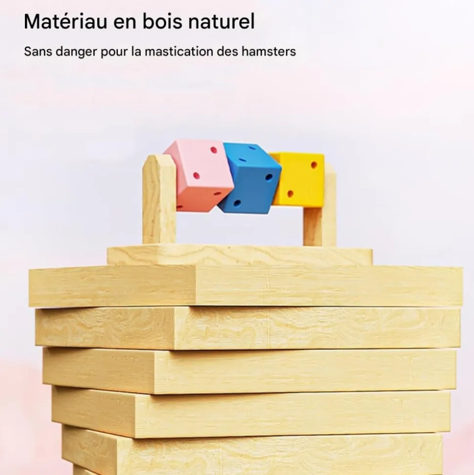 DOWNYPAWS - Jouets à mâcher - cube enrichissement naturel