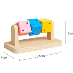 DOWNYPAWS - Jouets à mâcher - cube enrichissement naturel