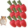 DOWNYPAWS - Jouets à mâcher - lot de 9 en forme de fraise