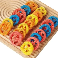 DOWNYPAWS - Jouets à mâcher - 20 pièces luffa naturel couleur aléatoire