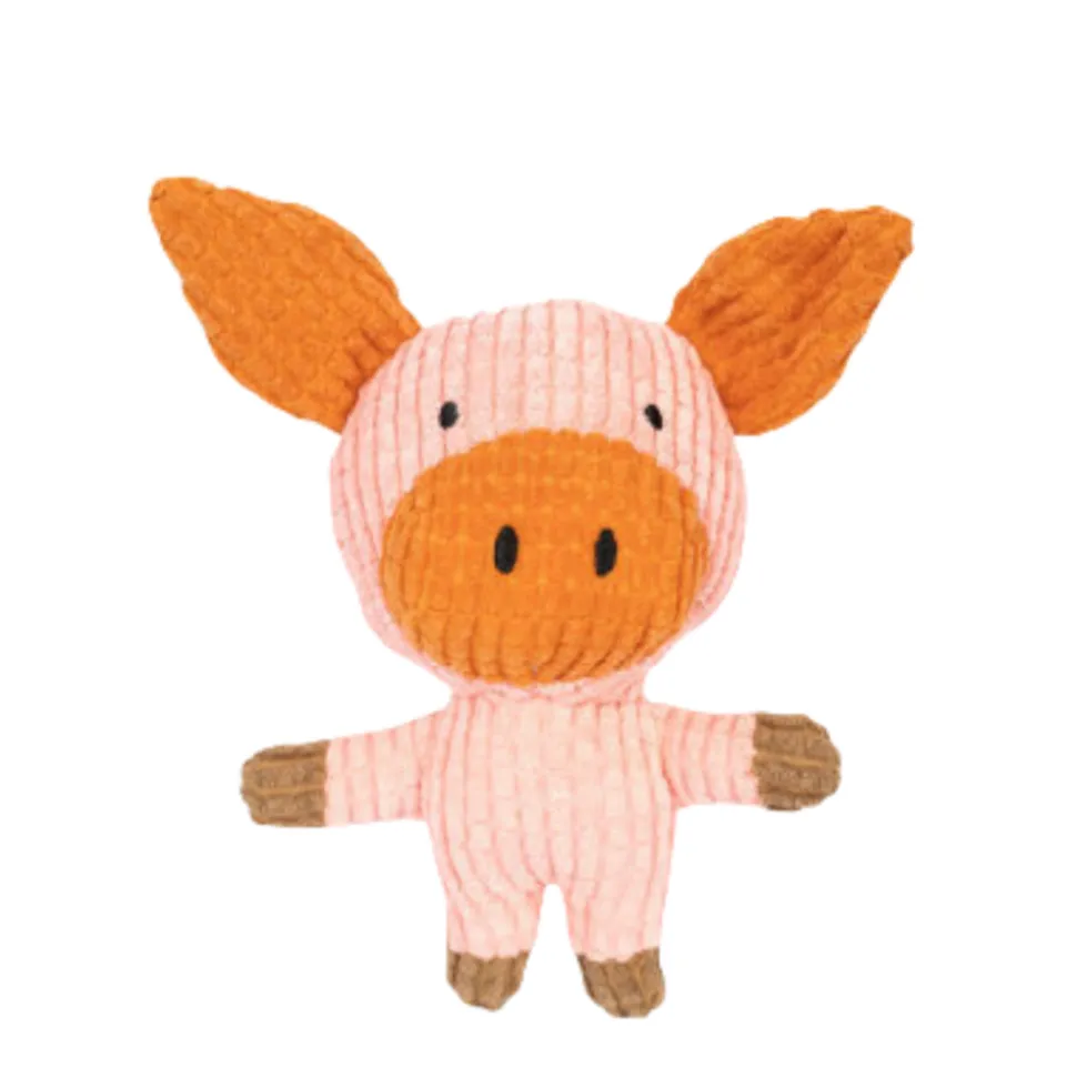 DOWNYPAWS - Jouets pour chiens en forme de crocodile, d'âne, de mouton, de renard, de lapin, d'éléphant, de cochon