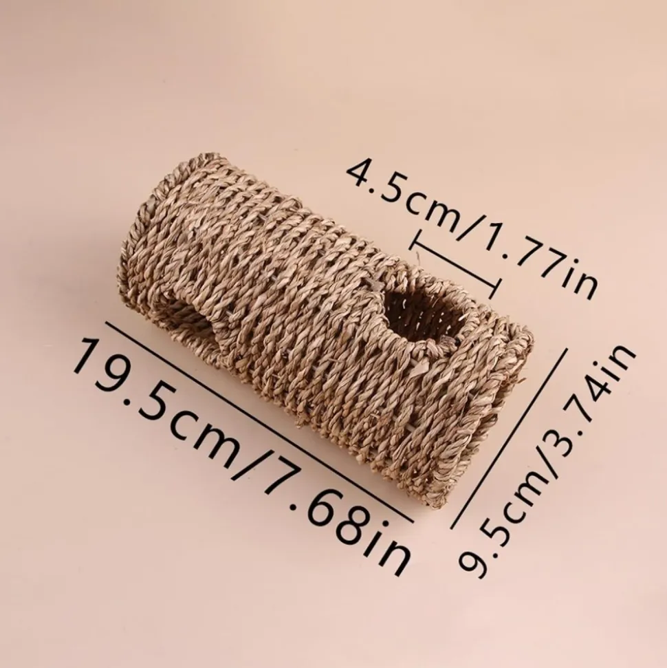 DOWNYPAWS - Jouet tunnel et systèmes de tubes - interactif sûr, favorise mouvements et enrichit cage
