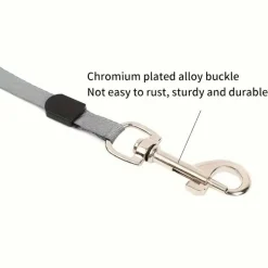 DOWNYPAWS - Laisse rétractable en nylon, 5 m, bouton commande, pour petits et moyens chiens