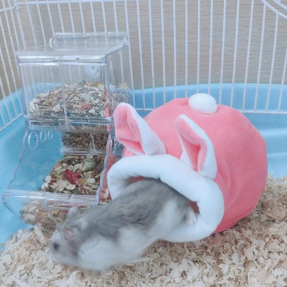DOWNYPAWS - Lit pour hamster - antidérapant doux et chaud