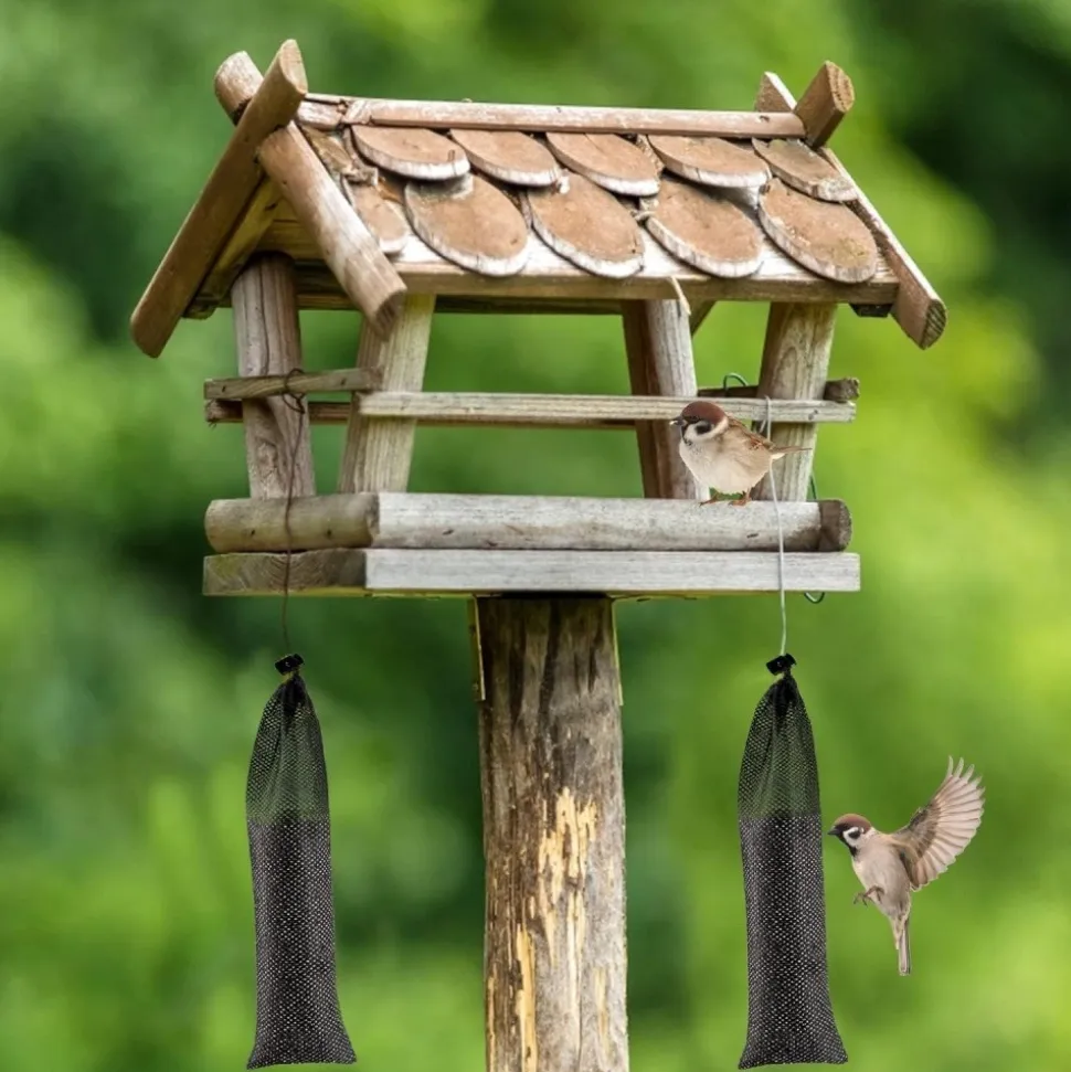 DOWNYPAWS - Lot de 6 mangeoires à chaussettes pour oiseaux sauvages