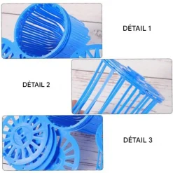 DOWNYPAWS - Lot de 8 paniers d'alimentation pour perroquets