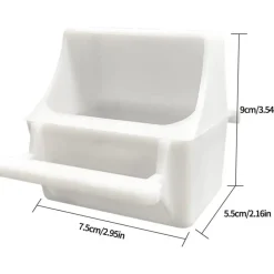 DOWNYPAWS - Mangeoires suspendues pour cage d'oiseaux - lot de 2