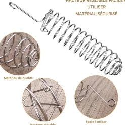 DOWNYPAWS - Mangeoire suspendue perroquet 2 pcs