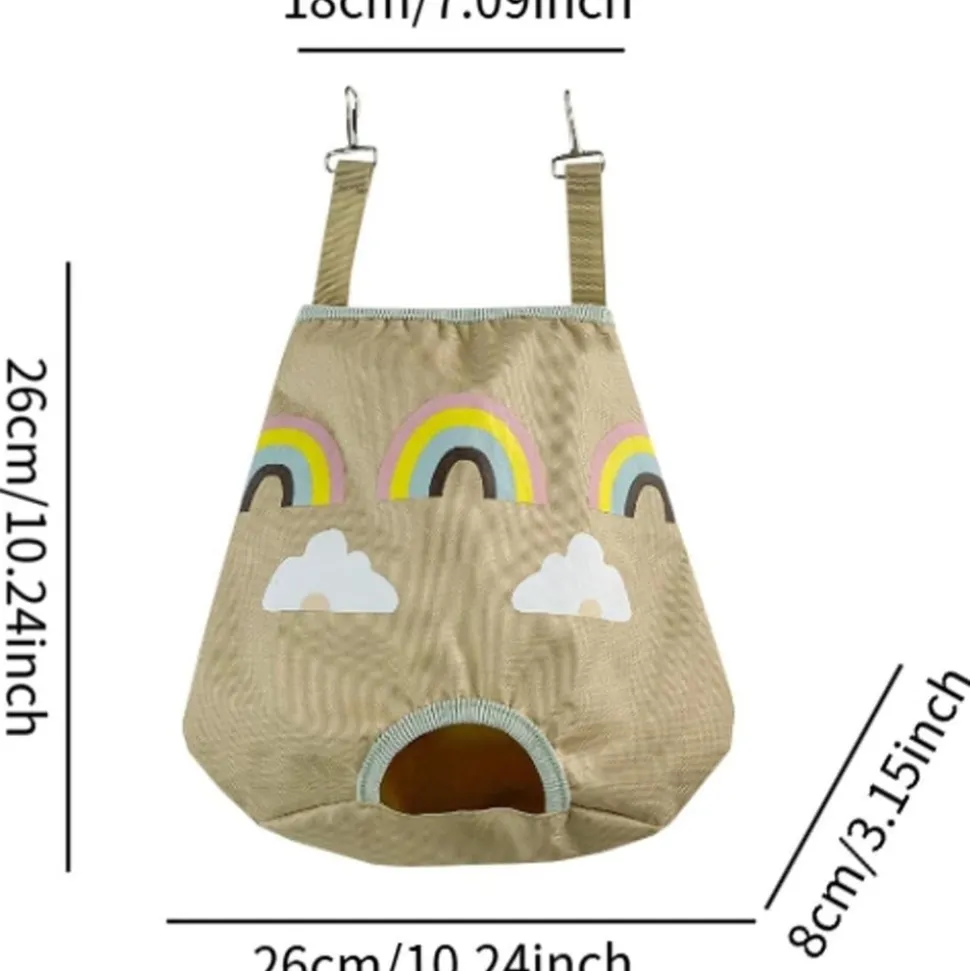 DOWNYPAWS - Mangeoire suspendue pour lapin et petit animal - pratique
