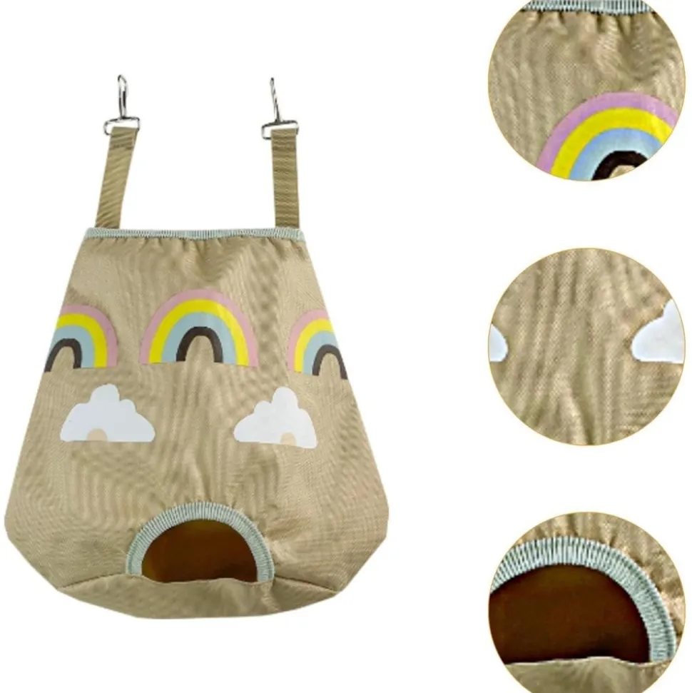 DOWNYPAWS - Mangeoire suspendue pour lapin et petit animal - pratique