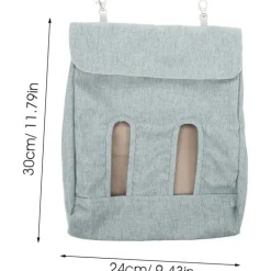 DOWNYPAWS - Mangeoire suspendue - pratique en gris et bleu