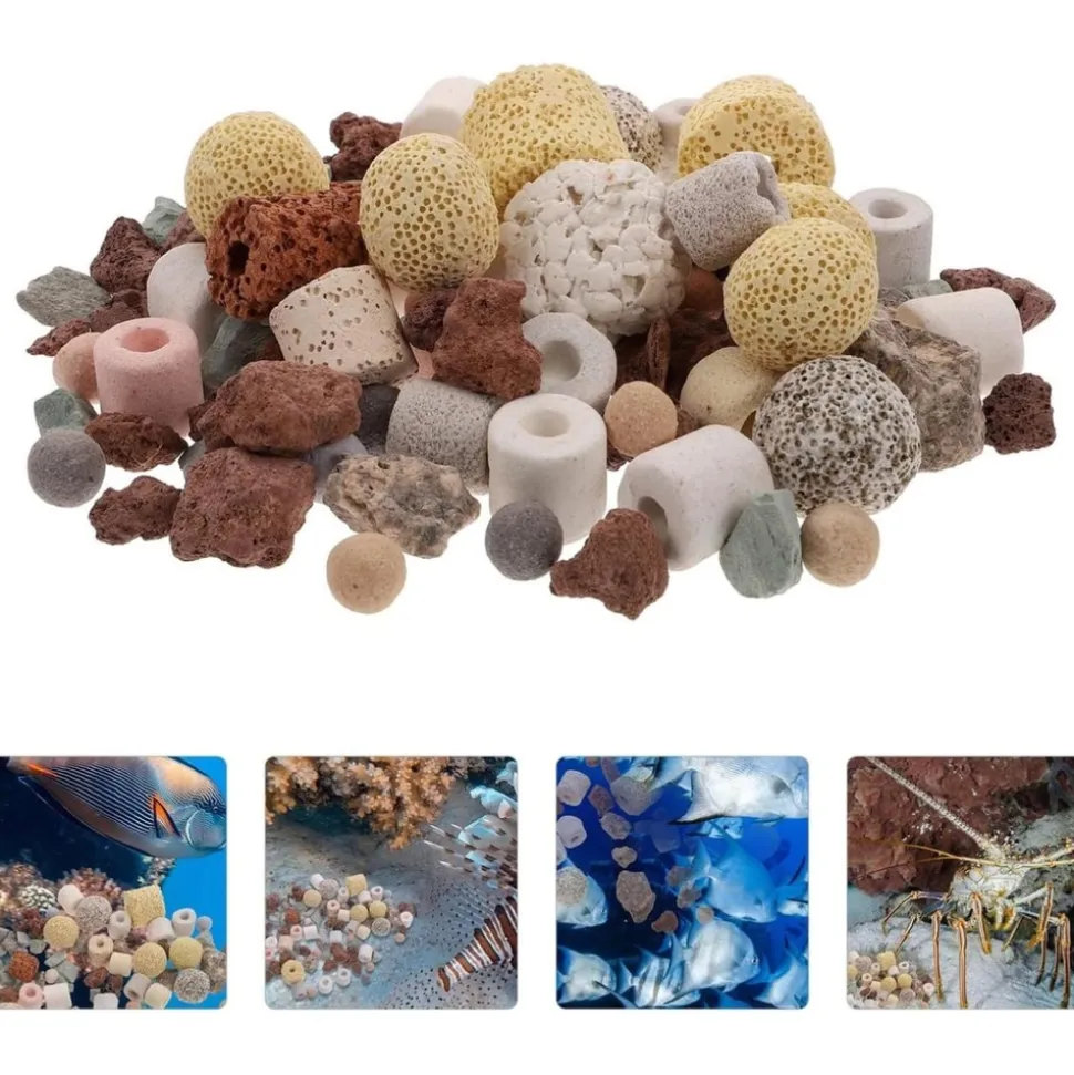 DOWNYPAWS - Médias filtre aquarium 15 en 1 - 500g