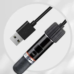 DOWNYPAWS - Mini tige chauffante pour aquarium - 28c auto - écoénergétique, micro usb thermostat