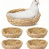 DOWNYPAWS - Nid d'élevage en paille pour oiseaux