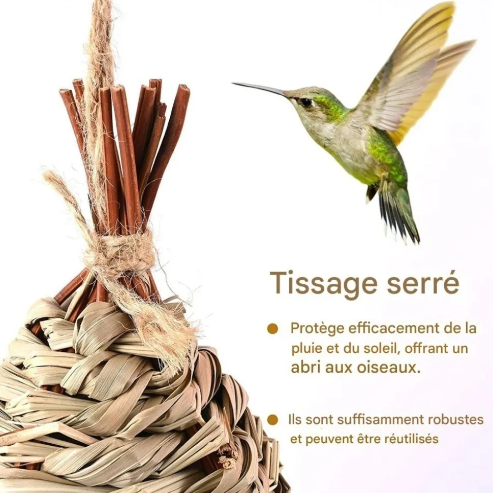 DOWNYPAWS - Nid oiseau - tissé mainfait
