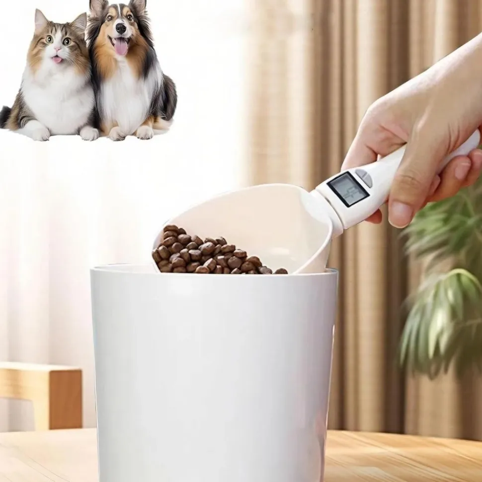 DOWNYPAWS - Nourriture et cuillères - numérique, portable, pour alimentation animale