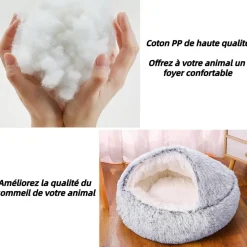 DOWNYPAWS - Panier - confortable antidérapant pour animaux